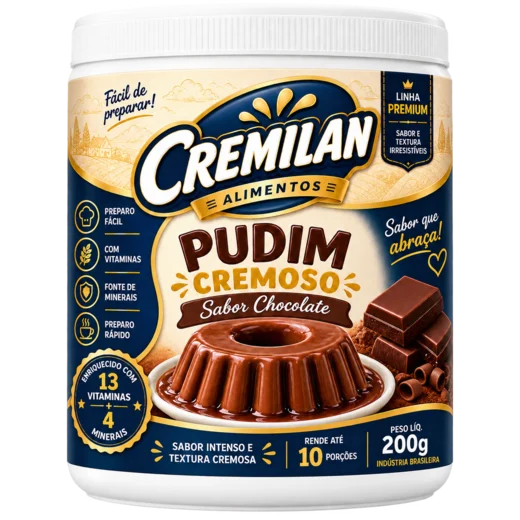 Pudim chocolate