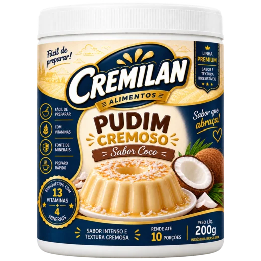 Pudim coco